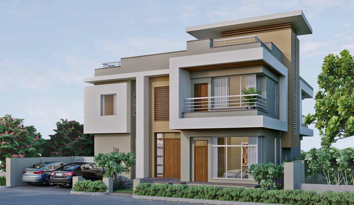North Park Morden Style-1_4 BHK Villa