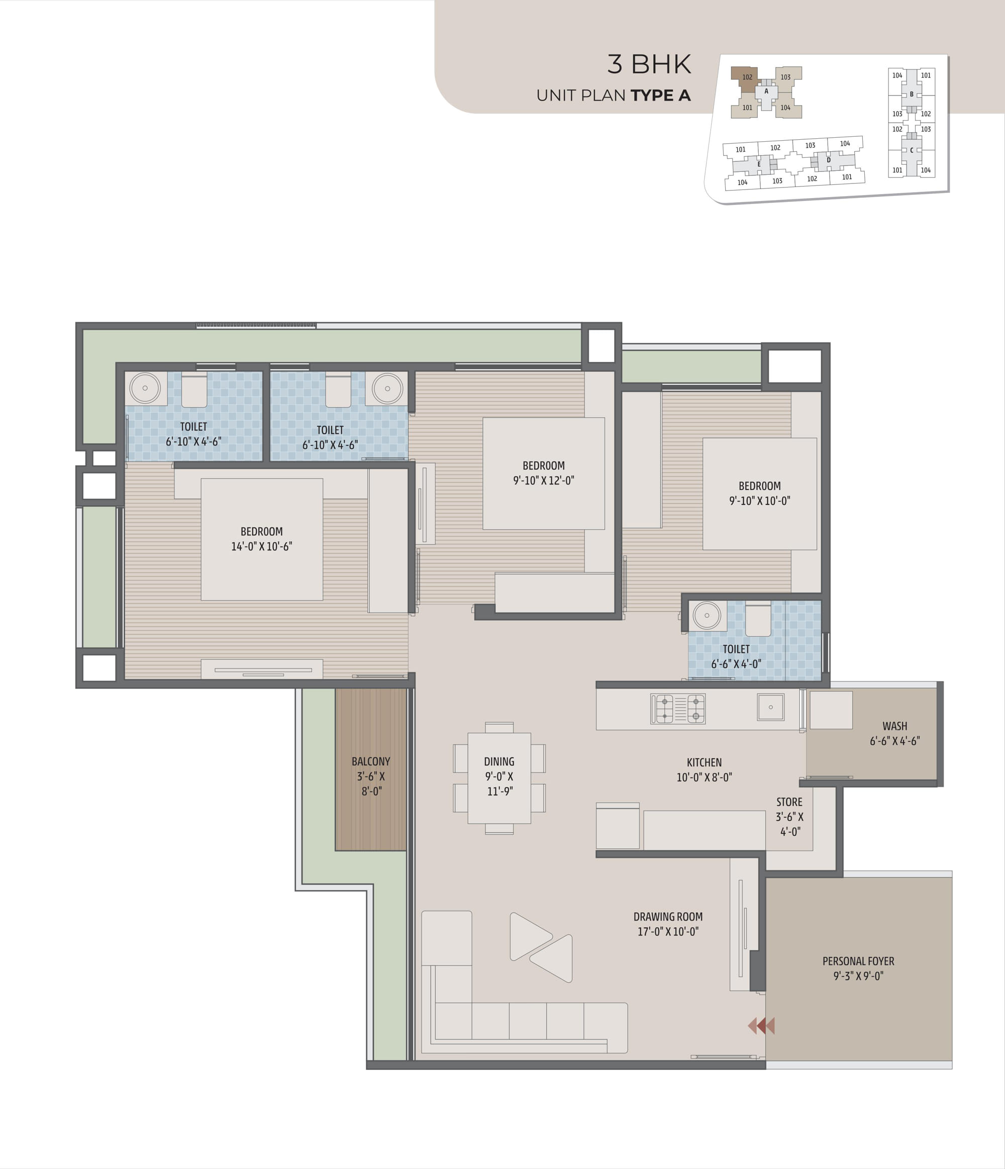 3 BHK