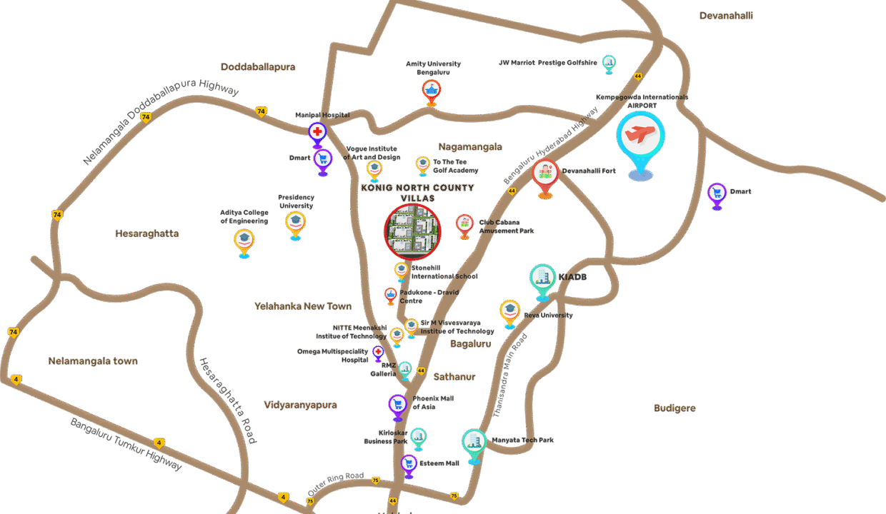 KONIG-North-County-layout-map-location